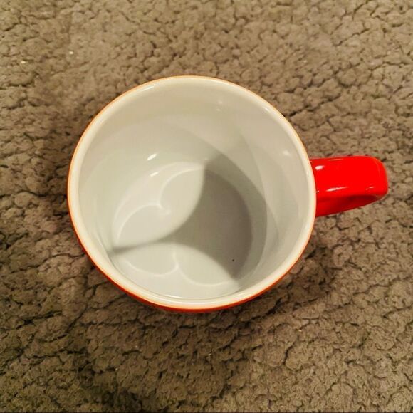 M&M Red Coffee Mug “Wanna Hear A Joke? DECAF.” - Picture 5 of 5